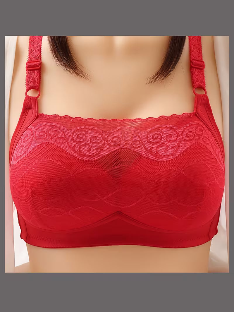 5Pcs Comfortable Push-Up Bras for Women, Wire-Free, Designed to Prevent Sagging And Provide Support for Daily Wear