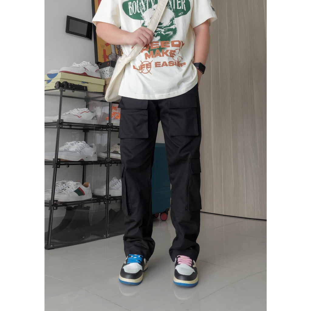 MEN SUMMER CARGO TROUSER PANTS (BUY 1 GET 1 FREE !!)