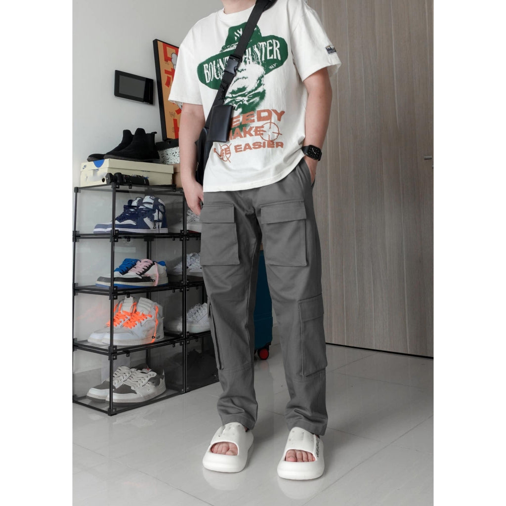 MEN SUMMER CARGO TROUSER PANTS (BUY 1 GET 1 FREE !!)