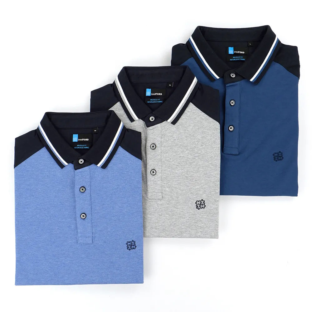 PACK OF 3 MEN POLO TSHIRTS