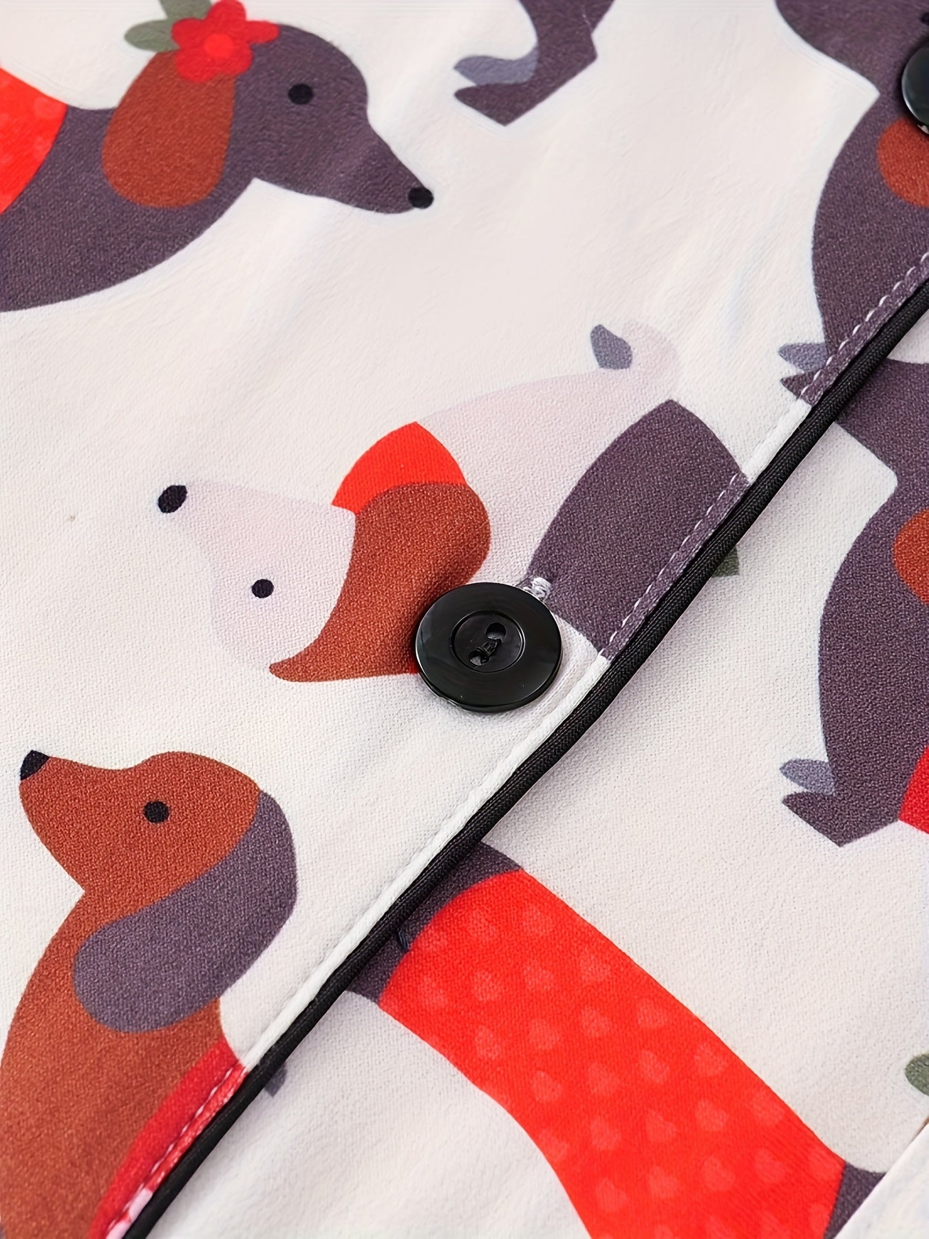 Pawfect Love Dog Print Nightwear Set (3-Piece Combo)