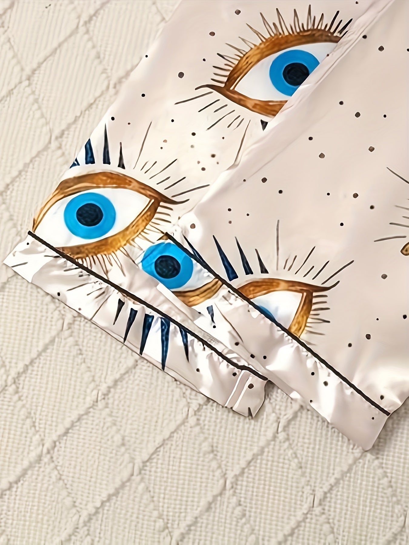 Mystic Eye Printed Nightwear Set (3-Piece Combo)