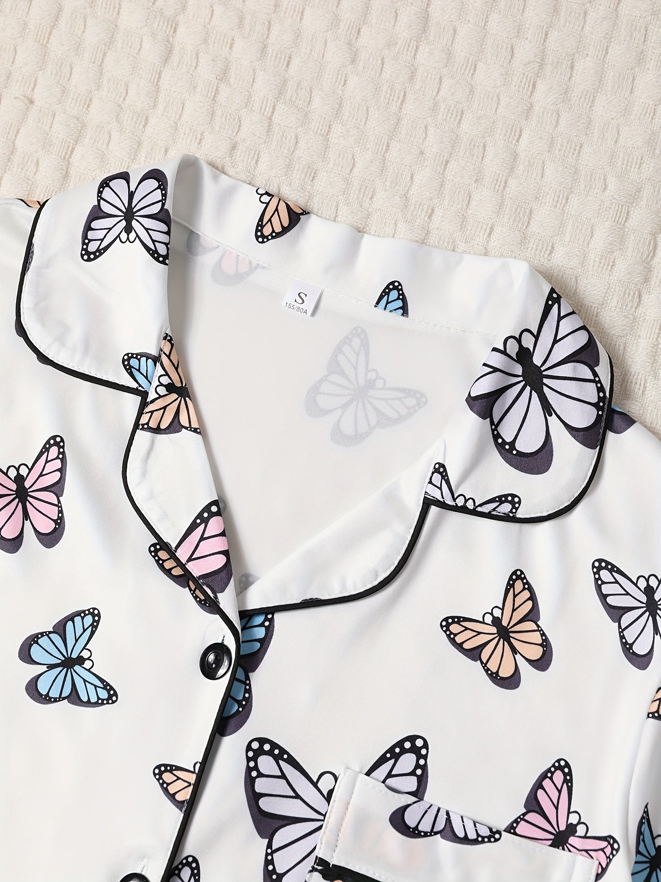Butterfly Bliss Nightwear Set (3-Piece Combo)