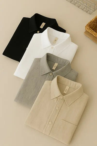 New Premium Cotton Linen Full sleeves Shirts (Pack of 4)