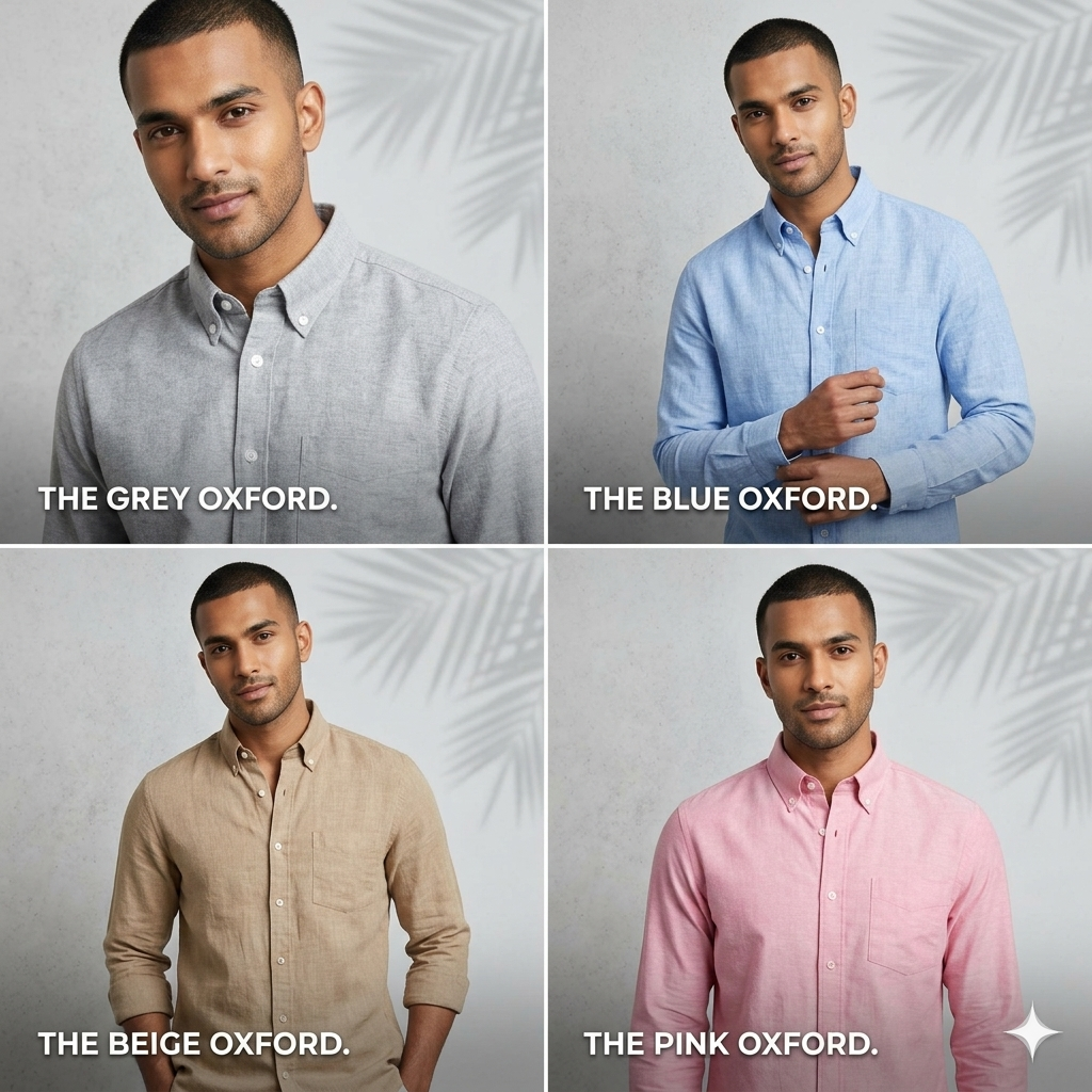 PREMIUM COTTON SHIRTS (PACK OF 2)