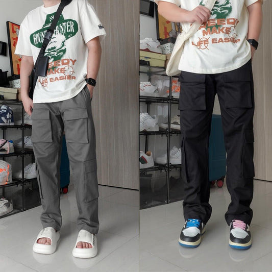 MEN SUMMER CARGO TROUSER PANTS  (BUY 1 GET 1 FREE !!)