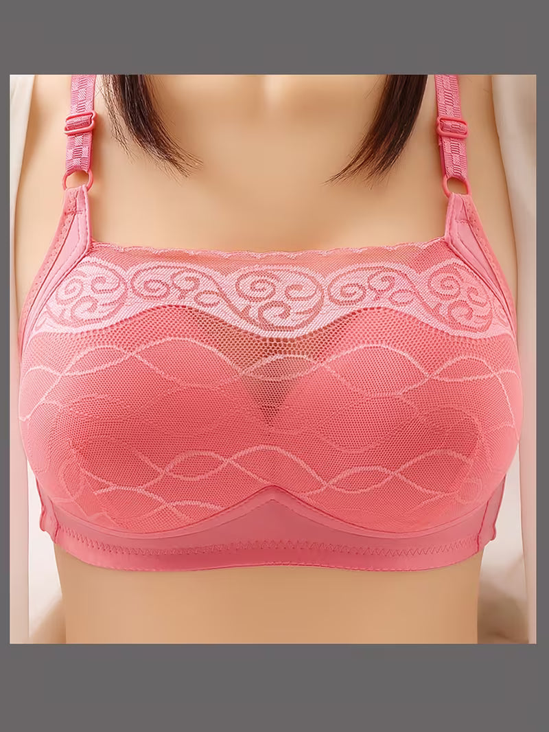 5Pcs Comfortable Push-Up Bras for Women, Wire-Free, Designed to Prevent Sagging And Provide Support for Daily Wear