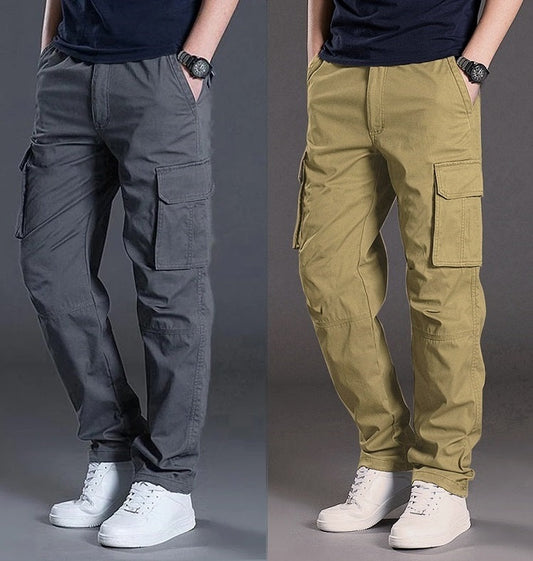 MEN SUMMER CARGO PANTS  (PAIR OF 2)