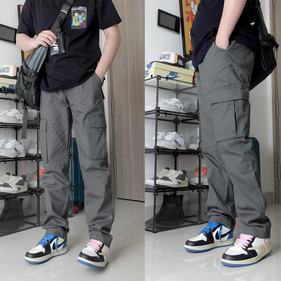 MEN CASUAL SUMMER CARGO PANTS  (Pack- 2)